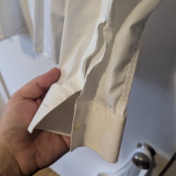 GIVENCHY - Star collar white shirt - Sz 43 - Picture 5 of 9